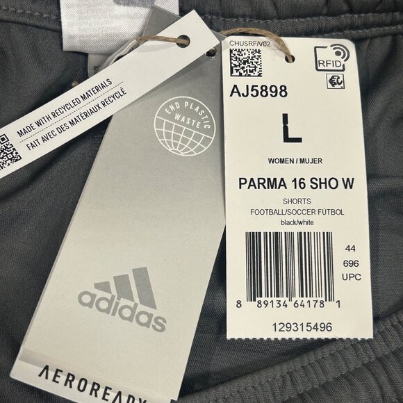 Adidas Aeroready Women’s Size Large Training Shorts With Elastic Waist NWT - Picture 7 of 12